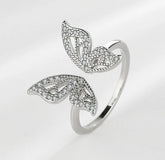 CARMELO CUBIC ZIRCONIA OPEN BUTTERFLY RING